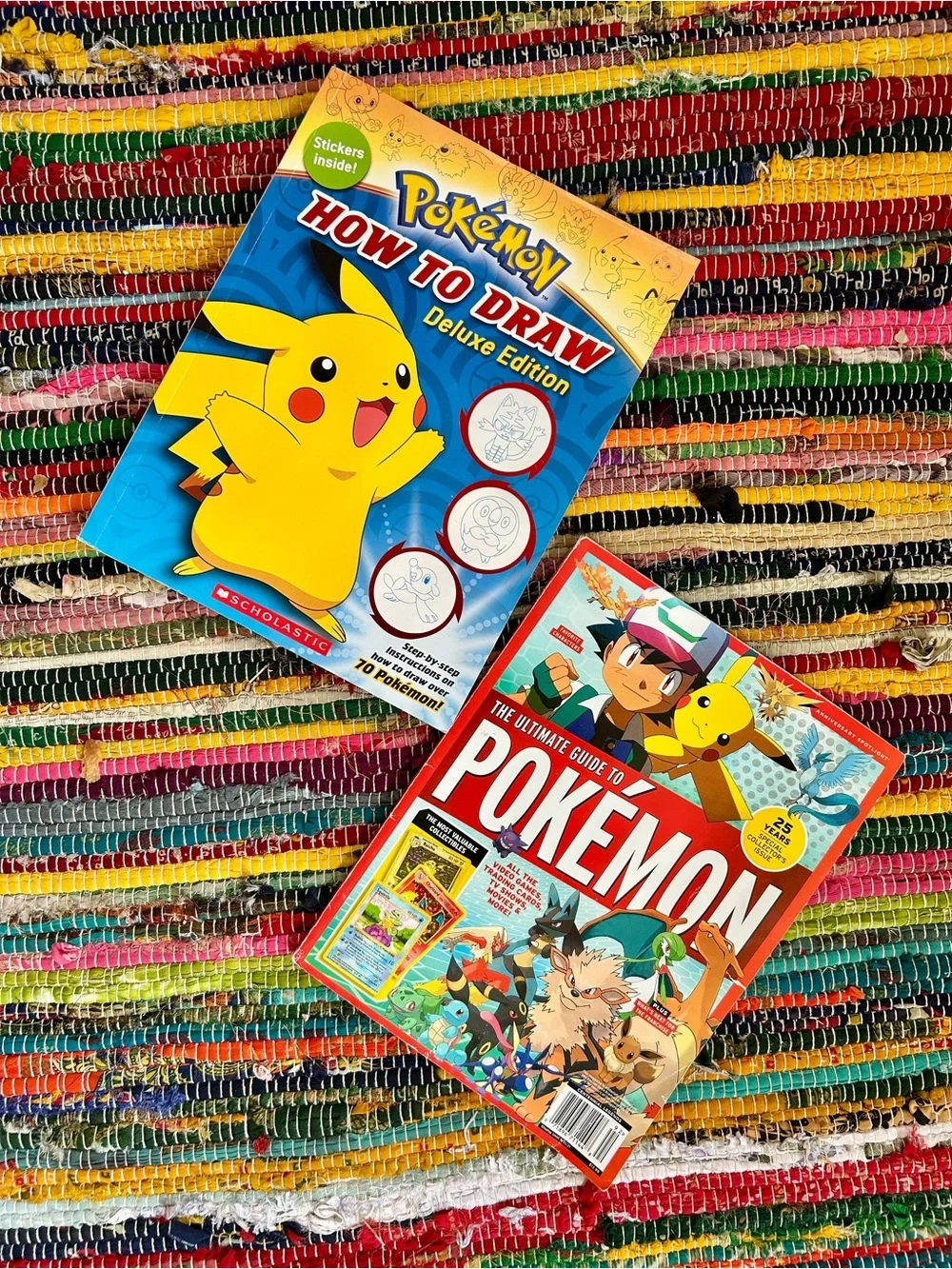 Pokemon How to Draw Deluxe Edition & Ultimate Guide 25th Anniversary Books